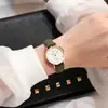Relógio para Estudante Feminina, Estilo Coreano, Artístico, Intelectual, Simples, Casual, Estiloso, Moderno, Rosa Flor de Cerejeira, Delicado, Relógio Feminino