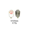 Patas de Urso Fofas Garras de Gato DIY Liga Esmalte Acessórios de Joias Acessórios de Cabelo Transfronteiriços Chaveiro Pingente