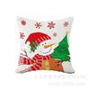 Fronha de Almofada de Rena do Papai Noel Temu Exclusiva Transfronteiriça Capa de Almofada de Sofá Mais Vendida Fronha de Almofada Capa de Almofada Fronha de Almofada