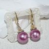 Aretes de Perlas Francesas Altas de Lujo Ligero Moda Elegante Gancho de Oreja Eardrop Largo Diseño de Zircón de Doble Capa Venta al por Mayor de Fábrica