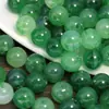 Nuevas cuentas redondas acrílicas de floración con agujero pasante, cuentas sueltas, material para pulsera, collar, colgante con cuentas, accesorios de joyería