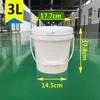 Balde de Água, Balde Selado, Balde para Molho e Tinta, 1/2/6 Peças por Lote, Balde de Plástico de Grau Alimentício com Tampa, 10/20/25L, Unidade kg