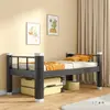 Cama de Ferro de Camada Única Cama de Solteiro Dormitório de Estudantes e Funcionários Cama com Estrutura de Ferro Cama de Casal 1,35m Beliche de Ferro