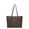 Bolsa Estilo Hong Kong Retrô Coreana para Trabalho e Deslocamento, Bolsa Tote de Grande Capacidade, Nova Moda Primavera 2026 Bolsa Tote de Ombro