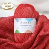Bufanda de Punto de Algodón Su Velveto con Bolas de Lana Hecha a Mano DIY Regalo para Novio y Novia Hilo de Grosor Medio Bola de Lana
