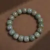 Pulseira Tradicional de Bodhi Colorida com Múltiplas Pedras Naturais para Estudantes, Contas Macias de Semente de Bodhi para Enrolar nos Dedos, Contas de Raiz de Bodhi para Oração