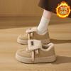 Zapatos Maillard de invierno 2024 con forro polar, nuevos coreanos ins, para estudiantes, cálidos y de caña alta, zapatos deportivos de calle G8881