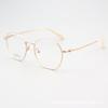 Gafas de titanio puro con montura ultraligera para miopía, gafas cuadradas retro 4011 para hombre, se pueden equipar con montura completa de titanio al por mayor.