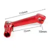 Palanca de cambios para accesorios de motocicleta todoterreno, palanca de cambios plegable de 50-250 cc, palanca de cambios anticaída, palanca de cambios de aleación de aluminio