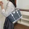 Bolsa Feminina Nova de Primavera Transfronteiriça Moda Casual Tote Bag Celebridade da Internet Tendência Versátil Vintage Ombro Transversal