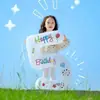 Balões de Folha de Alumínio Brancos com Números Impressos de 32 polegadas para Festa de Aniversário Infantil Decoração Props para Fotos ao Ar Livre Atacado