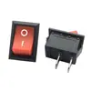 Interruptor Tipo Barco Kcd1/2/3/4/6 Pinos Três Velocidades Duas Velocidades Botão Basculante Interruptor Tipo Barco 15*21mm Acessórios DIY
