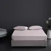 Liiesena - Alfombrilla Refrigerante Suave con Tecnología de Sensación de Hielo Estilo Coreano - Juego de Tres Piezas con Sábana Ajustable y Cubrecama, Lavable a Máquina, Alfombrilla de Aire Acondicionado de Color Sólido