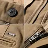 Estación europea hombres otoño e invierno grueso interior cepillado sarga hombres pantalones no planchar cómodos algodón rectos holgados casuales pantalones