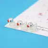 Muñeco de pato de dibujos animados amarillo luminoso adornos pequeños micro paisajismo resina joyería creativa manualidades accesorios
