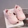 Tênis Esportivo Infantil 2026 Novo Primavera/Outono Malha Dupla Sapatos Infantis Moda Campus Botão Casual Tênis de Pai Confortável Versátil