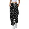 Transfronterizo Nuevo Amazon Impreso en 3D Digital Europeo y Americano Aliexpress Sueltos Casuales Leggings para Mujer Fabricante Directo