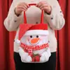 Bolsa de Regalo Navideña Transfronteriza, Bolsa de Manzana para Nochebuena, Bolsa de Regalo, Bolso de Mano, Bolsa de Caramelo de Dibujos Animados con Tapa abatible