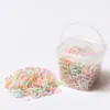 Ligas de Colores para el Cabello de Niños Como Gomas Elásticas para Niñas y Bebés, Ligas de Colores Desechables Que No Maltratan el Cabello, Accesorios para el Cabello y Tocados