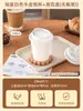 Taza de Café Desechable con Tapa, Taza Doméstica de Papel Kraft Engrosado, Taza de Embalaje para Bebidas Calientes de Té con Leche, Para Llevar Hecha a Medida