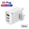 Popular Modelo Privado Transfronterizo 1U+2C Cabezal de Carga Multi-Puerto 12W Cargador de Alimentación para Pequeños Electrodomésticos Cargador Estándar Europeo, Americano y Británico