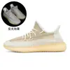 Novo Modelo de Verão Sapatos Yeezy Versão Alta 350 Unissex Estrela Branca Respirável Leve Tendência Tênis de Corrida Cano Baixo