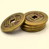 Accesorios de manualidades de metal retro de cobre genuino engrosado de 2.8 cm / Monedas de cobre antiguas diez Emperadores moneda cinco Emperadores moneda de cobre