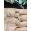 Joias Qin Pei contas soltas ágata bronzeada natural cinco elementos besta divina contas redondas bronzeadas pulseira de ouro madeira água fogo terra com contas