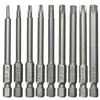 Set de Destornillador Eléctrico Inteligente con Puntas Especiales de Cruz, Plana, Estrella, Hexagonal, Extensión en Forma de U, Set de 50 Piezas con Puntas Extensibles