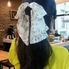 Pinza de Clip con Lazo de Malla y Gypsophila para Bebé, Pasador de Pelo de Gama Alta para Cola de Caballo Baja, Accesorios para el Cabello en la Parte Posterior de la Cabeza