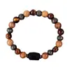 12 Pulseiras de Signos do Zodíaco Acessórios de Joalheria Transfronteiriços Capricórnio Touro Pedra Olho de Tigre Pedra Natural Pulseiras dos Doze Signos do Zodíaco