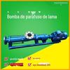 Bomba de parafuso de lodo tipo G bomba de polpa de alimentação de prensa de filtro bomba de parafuso único de aço inoxidável de cabeça alta