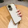 Adequado para Capa de Celular de Quatro Cantos Huawei Nova15 Nova16 Brilhante Galvanizado Borracha Macia Nova13 Capa Protetora Nova7