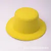 M116 tela afelpada DIY sombrero hecho a mano base de sombrero pequeño joya pasador juguete para mascotas sombrero sombrero desnudo hecho a mano 13cm