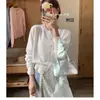 Cardigan Curto de Tricô Estilo Coreano para Mulheres na Primavera e Outono, Jaqueta Suéter Interna de Alta Qualidade e Elegante, Lindo Top Pequeno