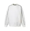 Yidao Vintage 2025 Otoño Nuevo Tendencia Americana Casual Diseño de Línea Lateral Casual Holgado Suéter de Cuello Redondo
