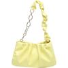 Estilo coreano plissado feminino bolsa pequena verão simples 2021 nova bolsa casual elegante ombro axila pequena bolsa quadrada