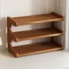 Prateleira de Armazenamento para Mesa de Trabalho Utensílios de Cozinha Sala de Estudo Estante de Armazenamento Multicamadas Sala de Estar Copos Artigo de Armazenamento para Casa