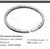 2023 Pulsera tejida retorcida abierta retro europea y americana Pulsera chapada en cobre y plata Pulsera geométrica para hombre venta al por mayor