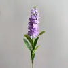 Flores artificiales violetas, jacinto, flores de seda delphinium, materiales de decoración de bodas, flores artificiales de alta gama de comercio exterior en Amazon