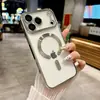Aplicable para iPhone 18 Pro Max Funda Magnética para Teléfono Apple 17 con Película para Lente Cubierta Protectora Transparente Galvanizada Transfronterizo