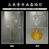 Nueva luz guía de barra de hielo de cristal galvanizado de arte de hierro de 3 cabezales para salón de bodas, escenario T, escenario y área de recepción iluminación decorativa