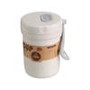 Taza de ensalada Ins, taza de fruta para picnic, taza de cuchara de doble capa, taza de desayuno portátil para trabajadores de oficina, taza de sopa para estudiantes, taza de leche