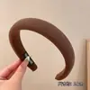 Cor Dopamina Aro de Cabelo de Aba Larga para Mulheres Topo Craniano Alto Pressão Cartão de Cabelo Verão Doce Bonito Faixa de Cabelo Acessórios de Cabelo com Sensação Avançada
