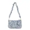 Bolso de diseño único, bolso de mujer, nuevo bolso cruzado de moda 2026, bolso de hombro plisado con cadena de verano, bolso de axila