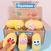 Bloque de construcción popular y divertido transfronterizo, arcilla de cacahuete squishy, juguete para aliviar el estrés con diseño realista de fruta