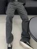 Explosiones de Otoño Jeans Moda Hombre Marca de Moda Ropa de Trabajo Pierna Suelta Harlan Combinable Casual Pantalones Moda Casual