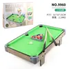 Mesa de billar doble de madera para niños, minifutbolín de interior, ideal para reuniones familiares, 30 unidades