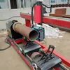 Máquina de Corte a Plasma Pequena, Máquina de Corte a Arco e Corte de Furo em Tubo Redondo, Máquina de Corte a Plasma de Linha de Interseção de Três Eixos
