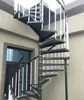 Escaleras Giratorias Interiores Redondas Escaleras de Apartamento Exteriores Ático Re-examen Hierro Forjado Espiral de Acero Antideslizante Interior